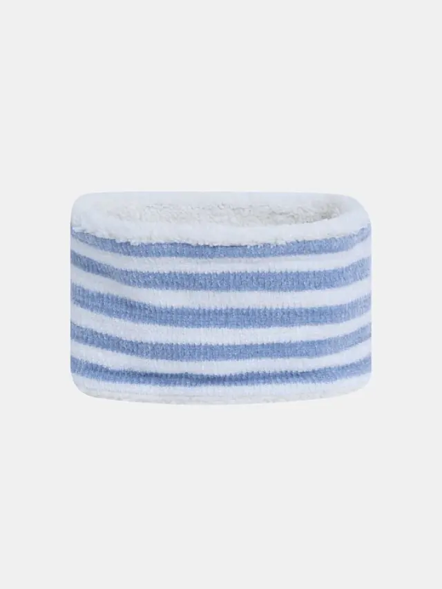 Βρεφικός Λαιμός για Αγόρια Soft Stripes ΛΕΥΚΟ - One Size