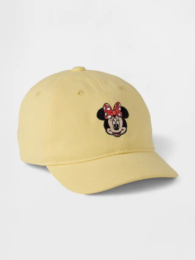 Gap Ã— Disney Νηπιακό Organic Cotton Baseball Καπέλο Pale banana yellow