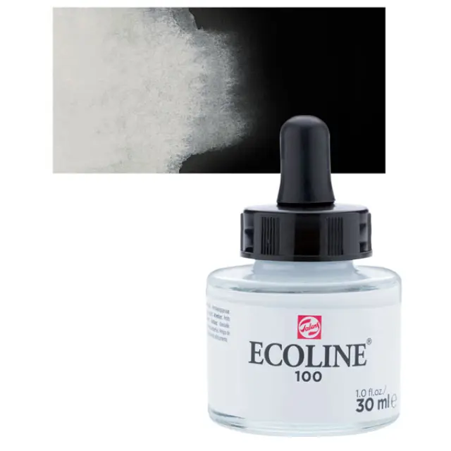 Μελάνι Talens Ecoline - 100 White - 30ml