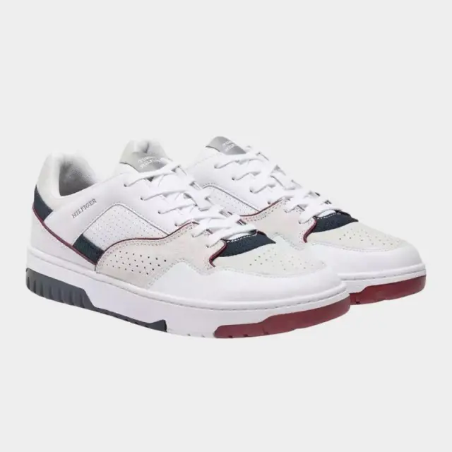 Tommy Hilfiger - Ανδρικά Sneakers Th Basket Modern Street Lth FM0FM05211-YBS Λευκό - 46 2