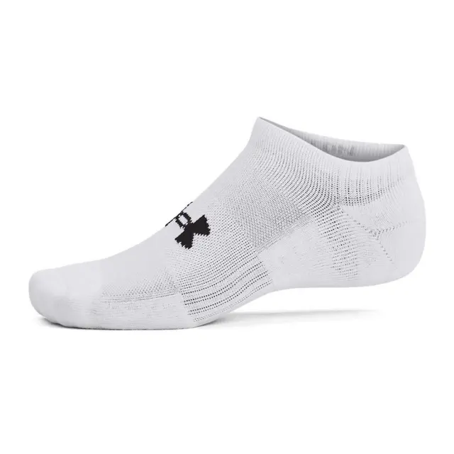 Under Armour Unisex Performance Tech 3 Pack No Show Socks Άσπρο 1386313-100 (Under Armour) 3