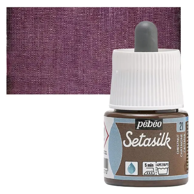 Pebeo Χρώμα Μεταξιού Setasilk - 21 Chestnut - 45ml