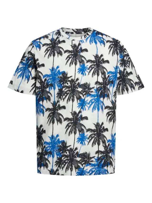 JORTULUM AOP TEE SS CREW NECK Cloud Dancer