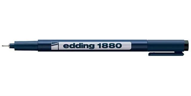 Μαρκαδόρος Ακίδας Σχεδίου Edding 1880-08/1 Μαύρος 0,8 mm (Edding)