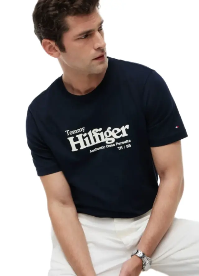 TommyHilfiger ανδρικό t-shirt με λογότυπο MW0MW43448-1 2