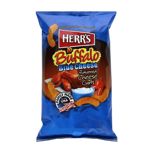 Herr's Buffalo Blue Cheese Curls 170gr