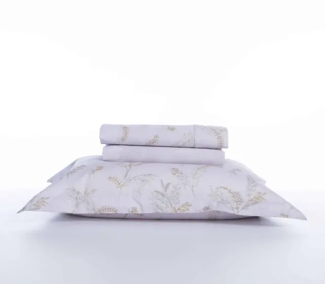ΣΕΤ ΣΕΝΤΟΝΙΑ ΒΑΜΒΑΚΟΣΑΤΕΝ KING SIZE VENDORA 270X280 NEF-NEF HOMEWARE LILAC 3