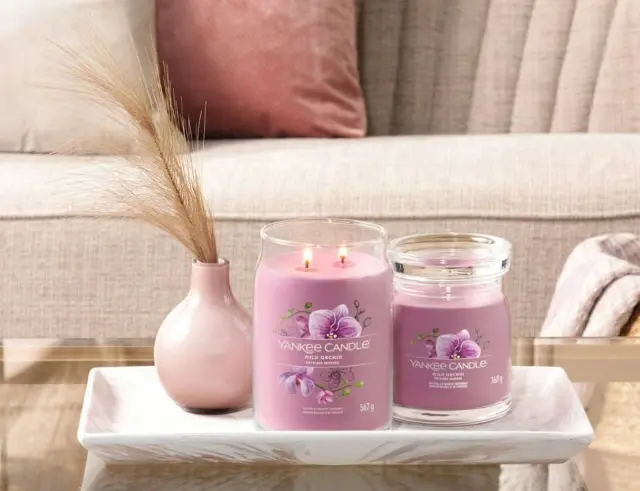 Αρωματικό Κερί Yankee Candle με διάρκεια καύσης έως 50 ώρες και άρωμα Wild Orchid1630013E 3