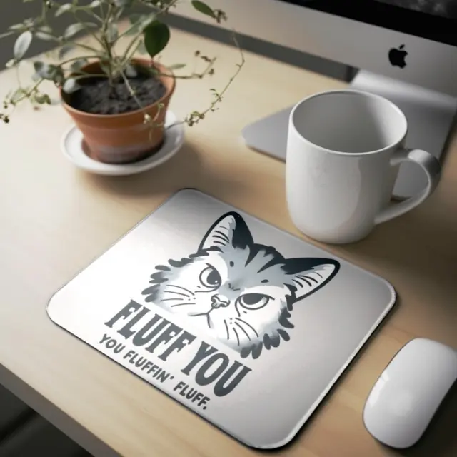 Mousepad cat A19 Διαστάσεις: 22cm(μήκος) x 18cm (ύψος)