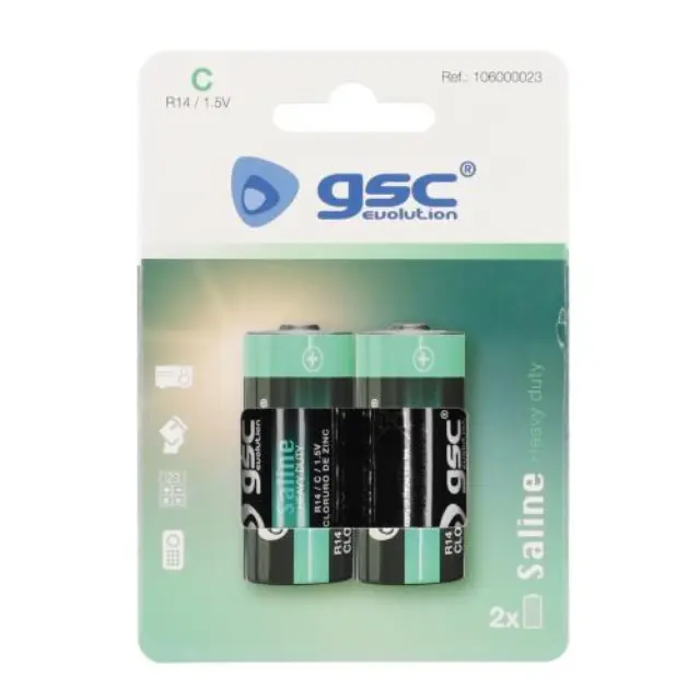 Μπαταρία GSC Saline Heavy Duty C R14 (2 τεμ.) N67503