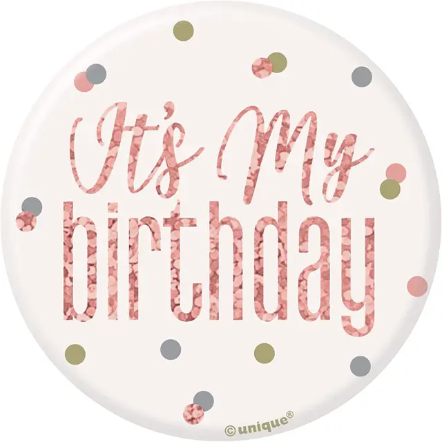 Κονκάρδα Glitz Rose Gold Birthday