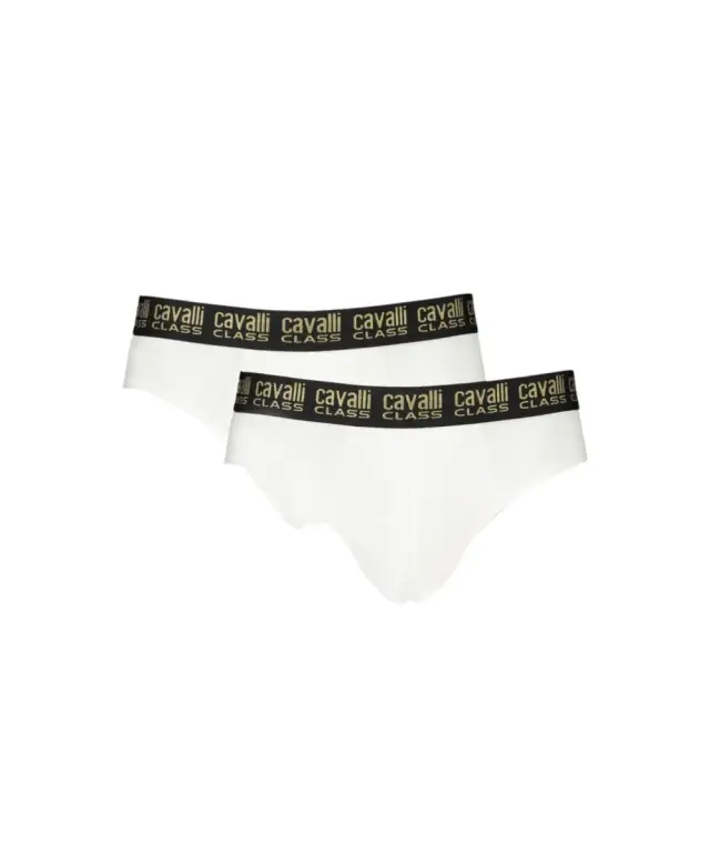 Cavalli Class - Ανδρικά Εσώρουχα Σλιπ 2Pack QXO01DJD003-00053 Λευκό 3