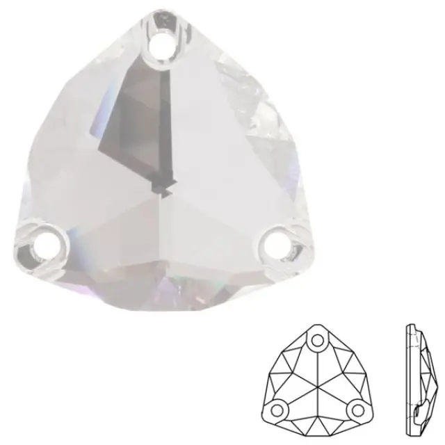 Swarovski 3272 Trilliant Sew-on Stone Crystal 16mm - 1τεμ