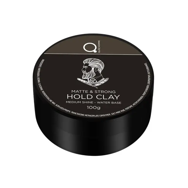 Matte and Strong Hold Clay 100g by QureHomme - Ματ Πηλός Διαμόρφωσης Χτενίσματος με Ισχυρό Κράτημα