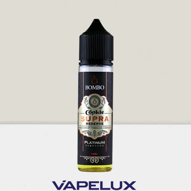 Bombo Platinum Tobaccos Flavor Shots Cookie Supra Reserve 15ml to 60ml 2
