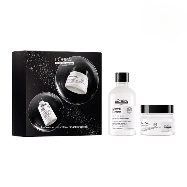 L’Oreal Professionnel Serie Expert Metal Detox Duo (Shampoo 300ml, Mask 250ml)