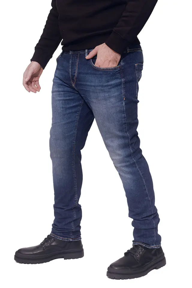 Devergo Ανδρικό NEW SLIM 25103 Τζιν Παντελόνι – Blue - 31 2