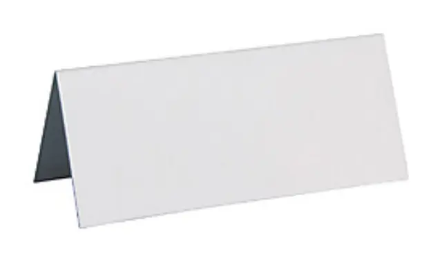 Κάρτες Θέσεων Placecard Λευκό 7 x 3 εκ / 10 τμχ