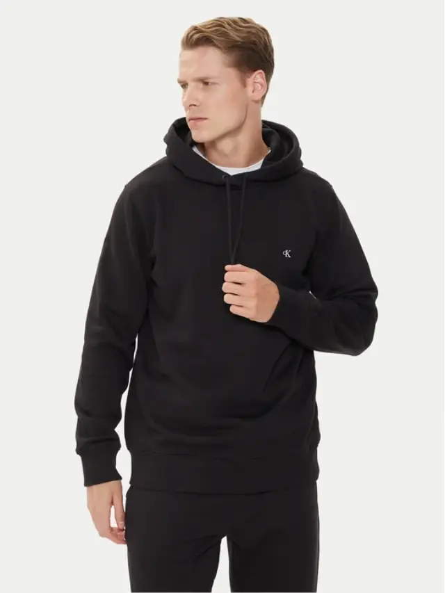 Calvin Klein - Ανδρικό Φούτερ Embro Regular Fit J30J325149-BEH Μαύρο