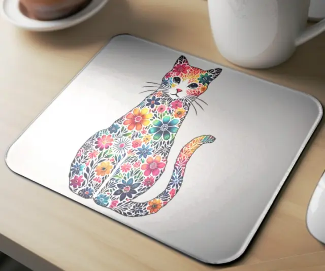 Mousepad cat A06 Διαστάσεις: 23cm(μήκος) x 20cm (ύψος) 2