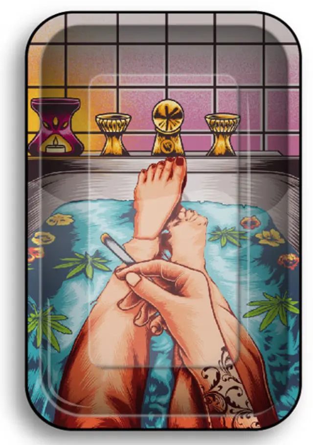 Rolling Tray Δίσκος «420 Bath» - 16x27cm