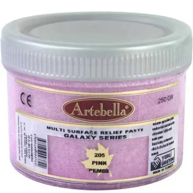 Artebella Πάστα Relief Galaxy Series 205 Pink - 250gr