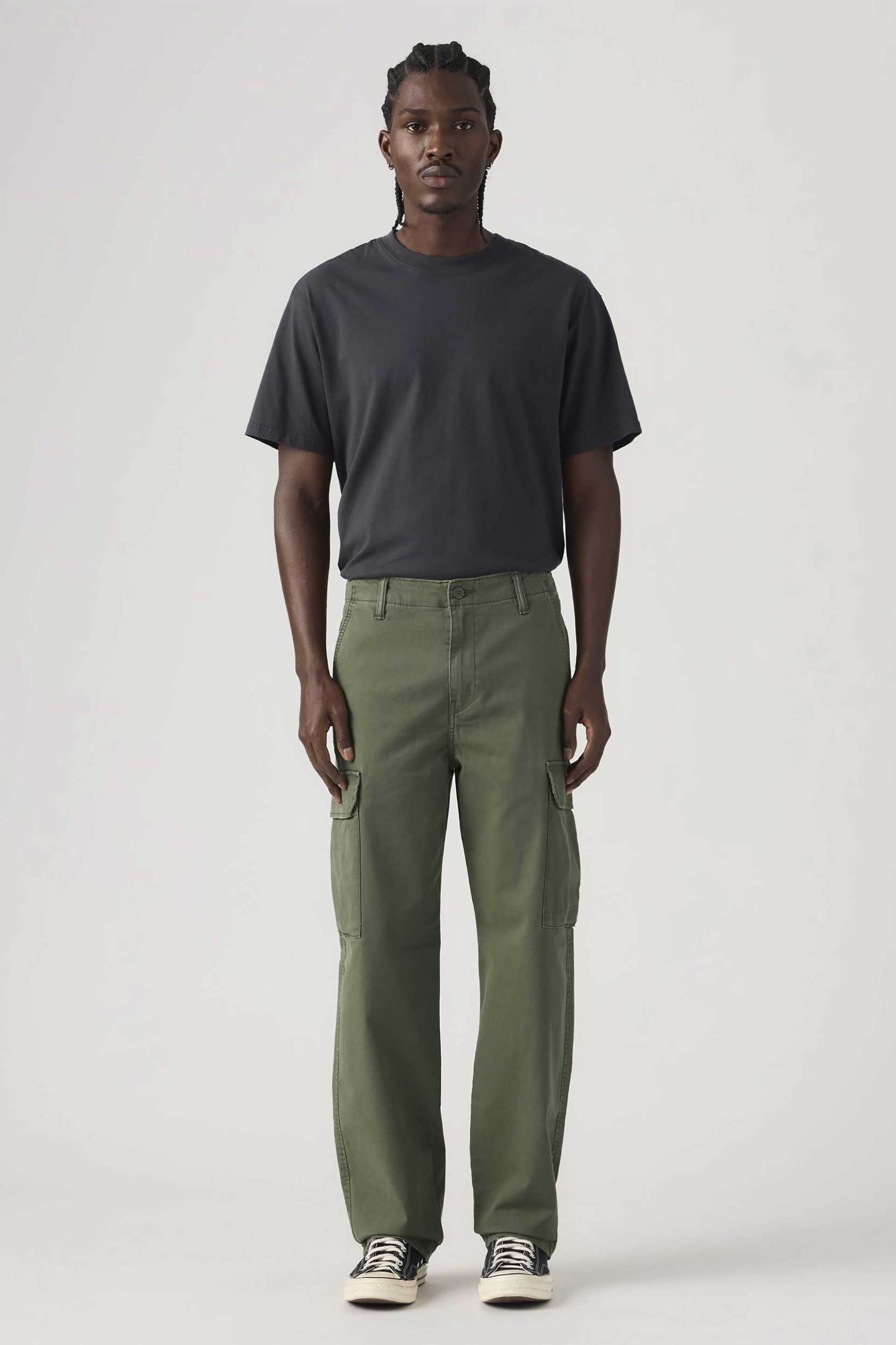 Levi’s® ανδρικό παντελόνι cargo Relaxed Tapered Fit “Xx” – 0057R0002 khaki D.GREEN