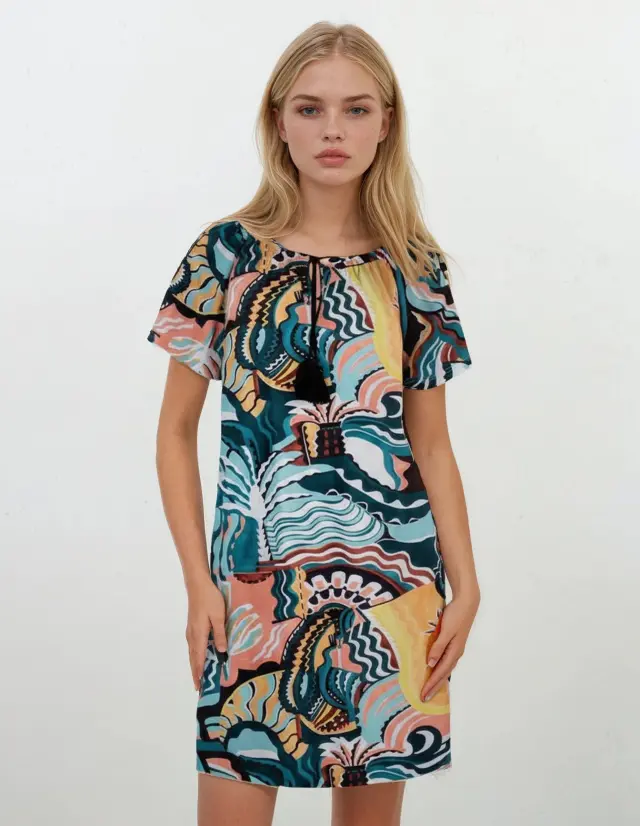 S861 - Type - BEACHWEAR ABSTRACT COLOR 2
