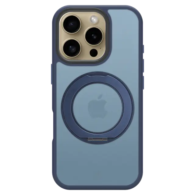 Tactical MagForce Hyperstand Cover for Apple iPhone 16 Pro Deep Blue 3