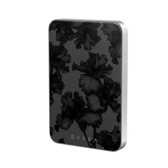 Burga PowerBank Magnetic 5000mAh Nocturnal Gunmetal (DE_04MS_MAGPBANK5K-GU)