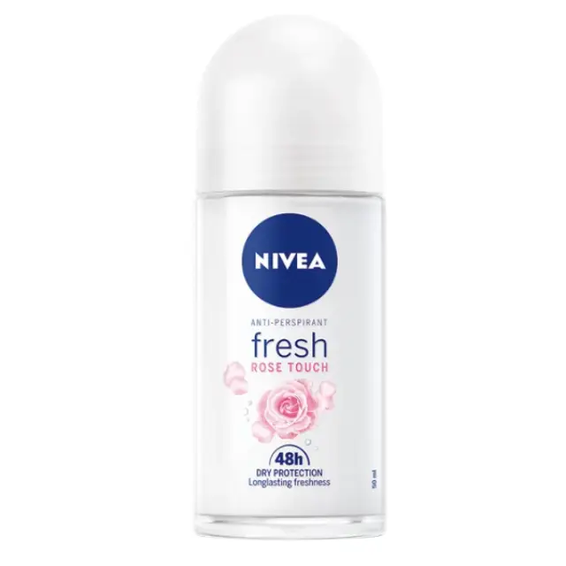 Nivea Fresh Rose Touch Roll-On Γυναικείο Αποσμητικό 48ωρης Προστασίας 50ml