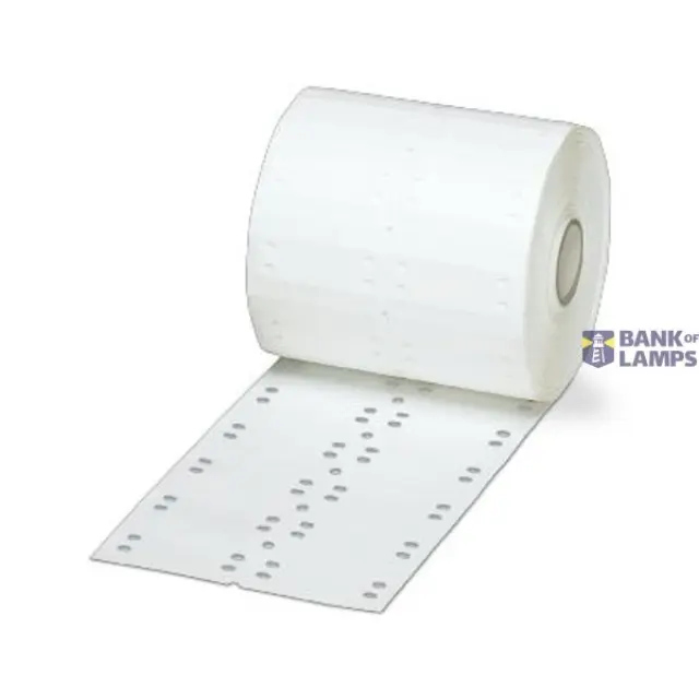 Cable Marker WMTB, 35×15mm, 1700 Labels, 6–136mm Cable Diameter, White (RAL 9010)
