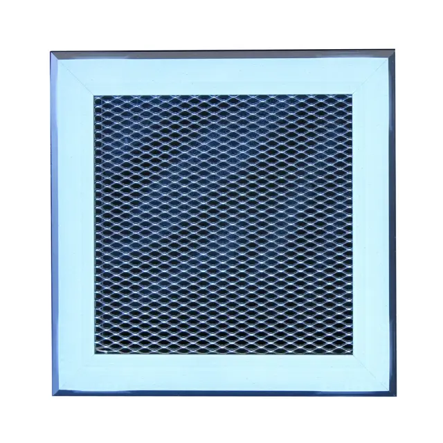 Ορθογώνια περσίδα τζακιού με Πλέγμα 200x100mm / 2010.1