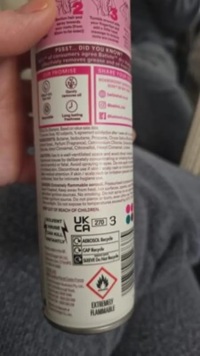Batiste Blush Ξηρό Σαμπουάν Γενικής Χρήσης για Όλους τους Τύπους Μαλλιών 200ml 2