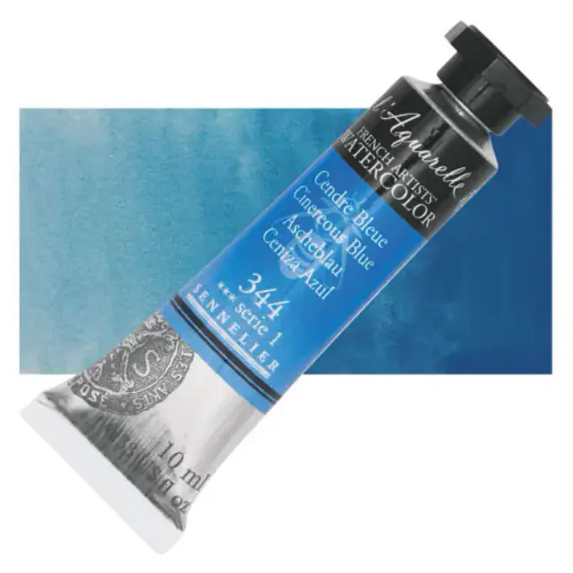 Χρώμα Ακουαρέλας Sennelier l Aquarelle Σωληνάριο 10ml - 344 Cinereous Blue