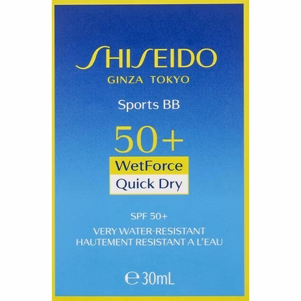 Shiseido Sports BB Quick Dry Αδιάβροχη Αντηλιακή Κρέμα Προσώπου SPF50+ Με Χρώμα 30ml | Απόχρωση Medium 3