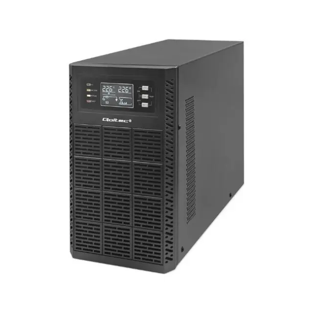 Qoltec UPS 3000VA 3000W Black (52282)
