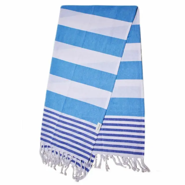 Πετσέτα Θαλάσσης Pestemal 12 Blue Guy Laroche