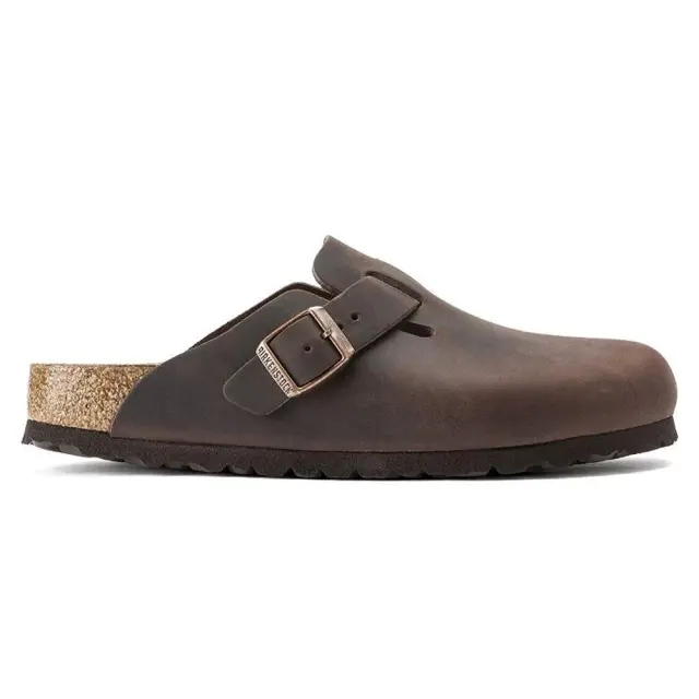 Birkenstock Σαμπώ Επαγγελματικό δέρμα Καφέ BIR/BOSTON 860131 HABANA