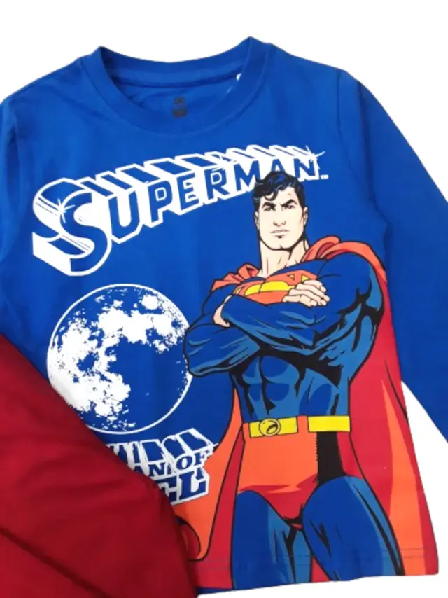 Πιτζάμα Μακρυμάνικη Superman Grey 80202540021 - 8-9 Y (134cm) 2