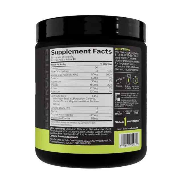 Rule1 Hydration strawberry-kiwi, 40-servings 3