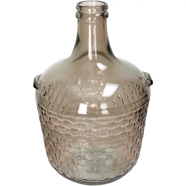 Βάζο Καφέ Ανακυκλωμένο Γυαλί 27x27x42cm