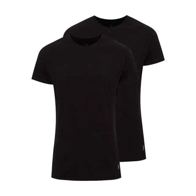 U.S. Polo ASSN. Ανδρικό Φανελάκι Crew Neck Logo - Διπλό Πακέτο, Χρώμα Μαύρο