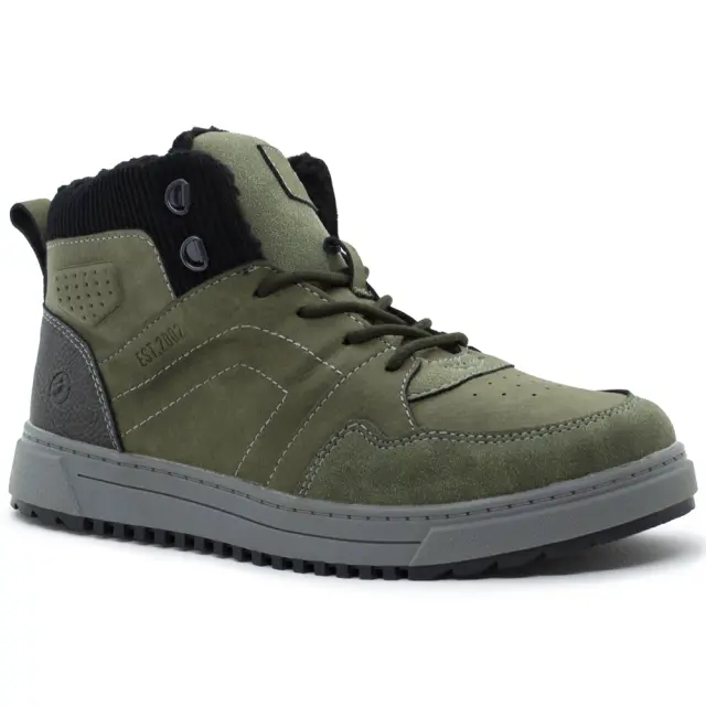 Μποτάκι Safety Jogger Χακί με γούνα 603568 - 39 2