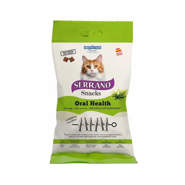 Mediterranean Serrano Snacks Sardine Λιχουδιά για Γάτες 50gr Μονόχρωμο