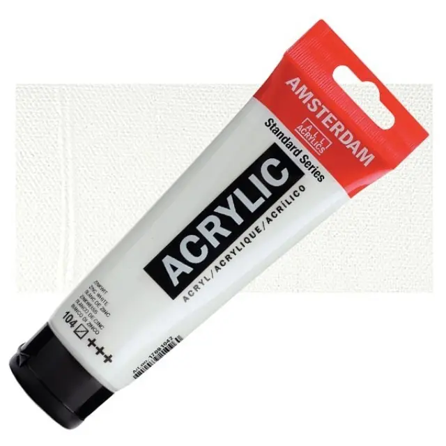 Ακρυλικό Talens Amsterdam 104 Zinc White - 120ml