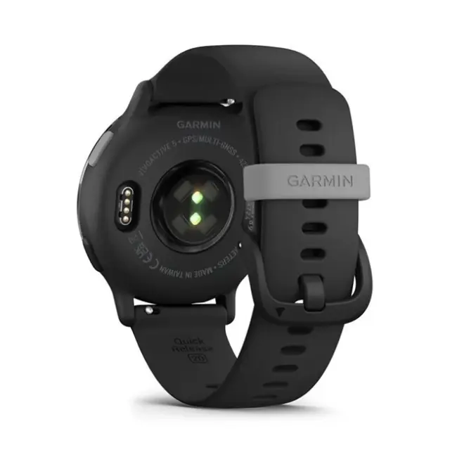 Garmin Vivoactive 5 Aluminium 42mm Αδιάβροχο Smartwatch με Παλμογράφο (Slate Bezel With Black Silicone Band) 3