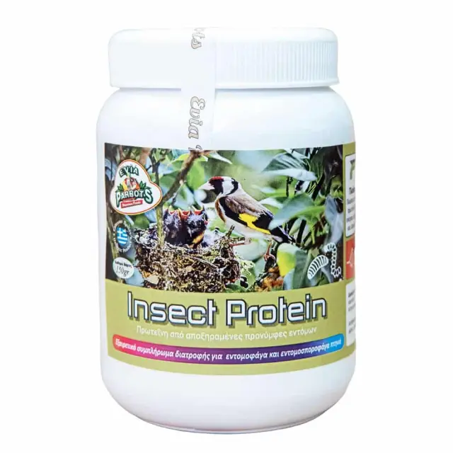 Evia Parrots Insect Protein - Πρωτεΐνη από προνύμφες εντόμων 150g