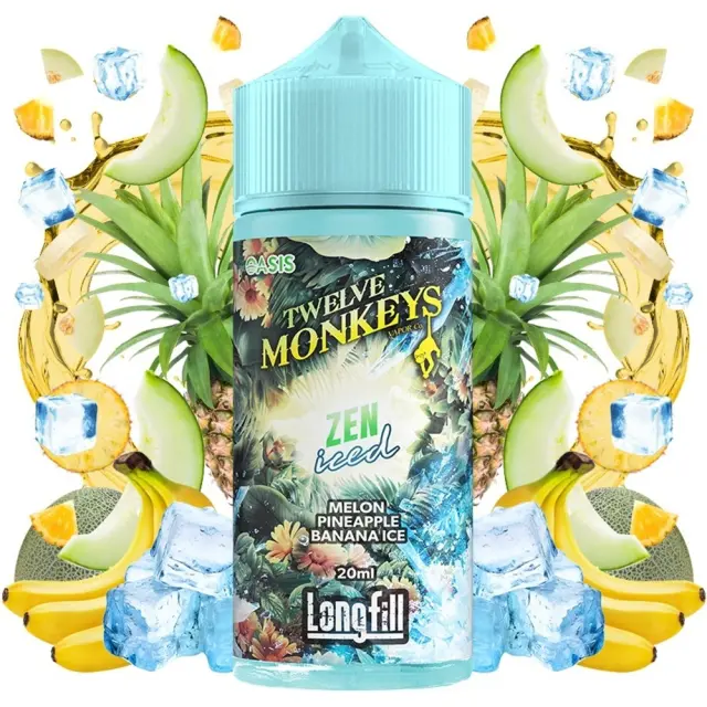Oasis Zen Iced 20ml (120ml) - Twelve Monkeys Flavorshots