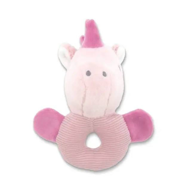Lorelli Μαλακή Κουδουνίστρα Unicorn Pink Natural 10191330007